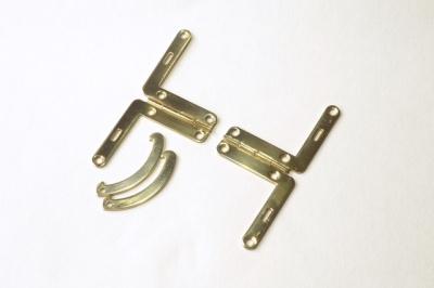 Solid Brass Quadrant Hinges (pairs)